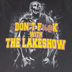 "Don't F%@k With The LakeShow" Graphic Tee Size Large